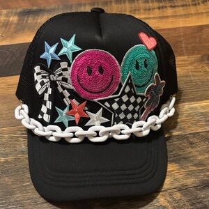 Colorful Smiley Trucker Hat